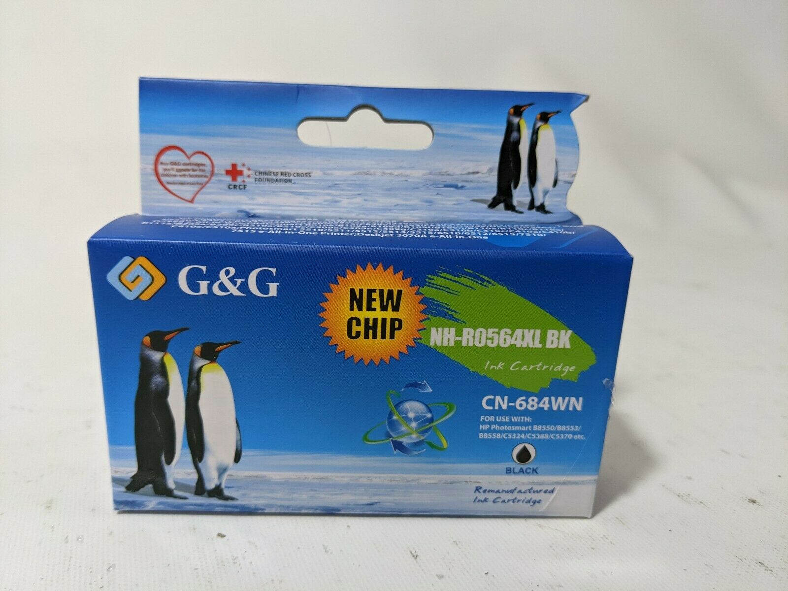 G&G NH-R0564XL BK Ink Cartridge for HP Photosmart B8550/B8553/B8558, GA