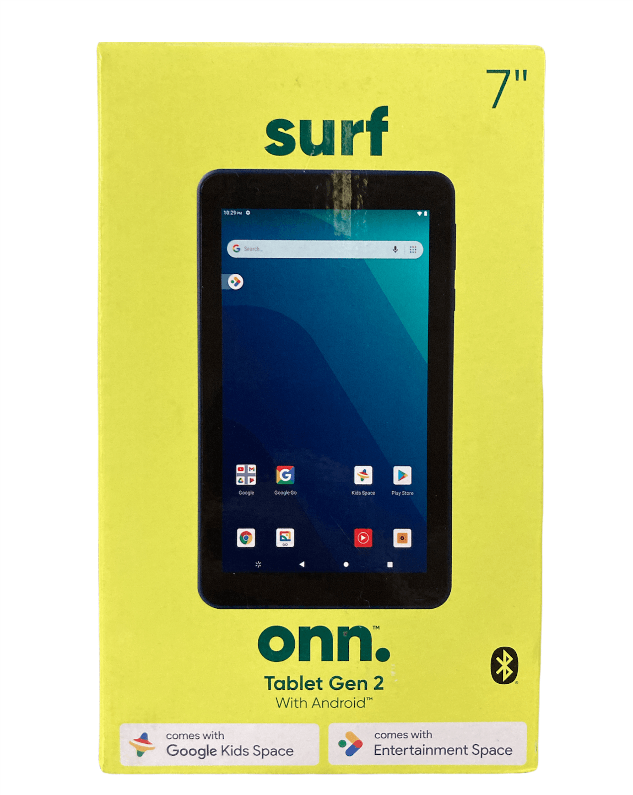 Onn Surf 2nd Gen 7" Android Tablet, 16GB 2GB RAM 11 Go 2GHz, Navy