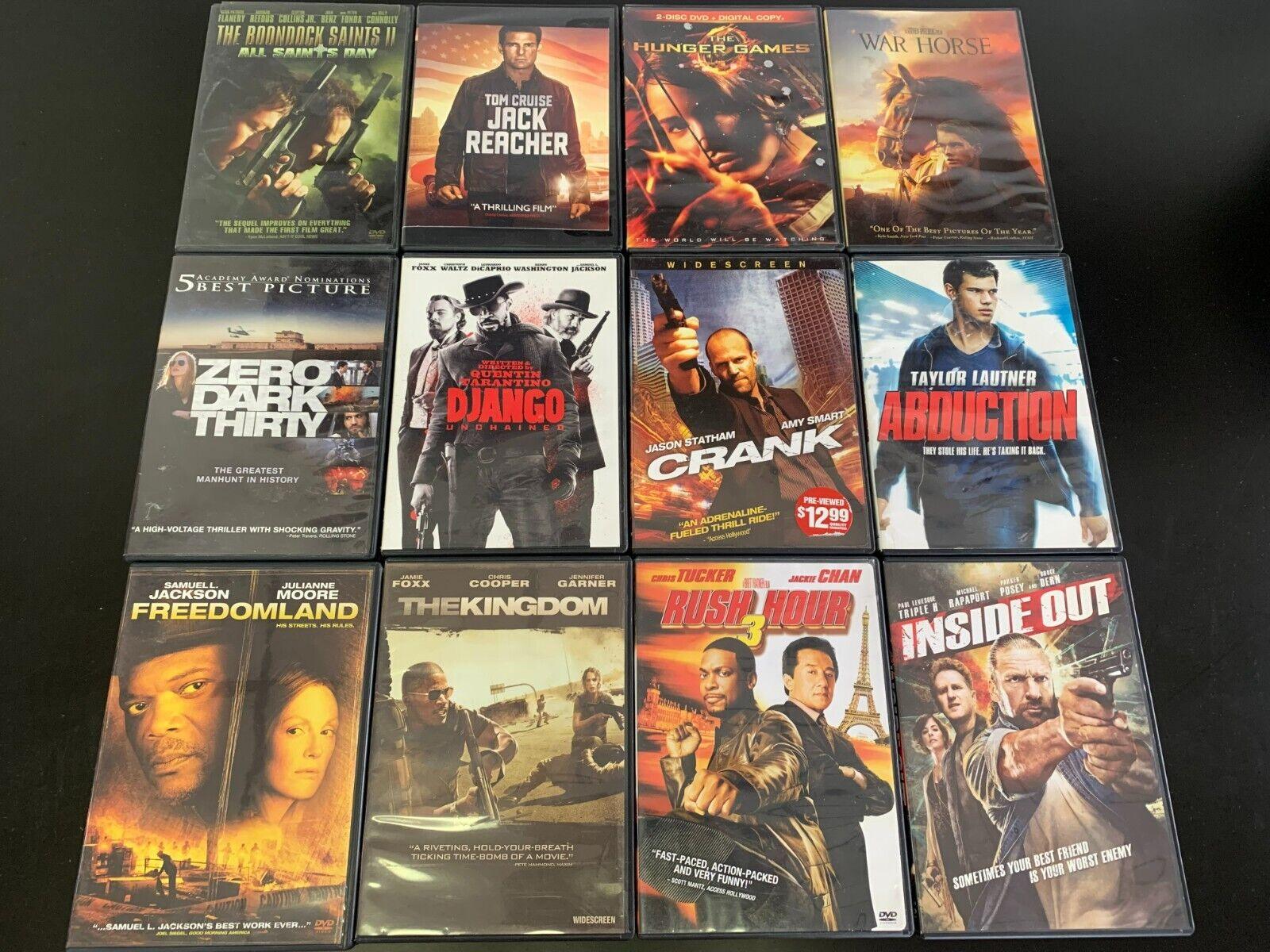 46x Action Crime War Thriller Drama DVD Movie Lot - Used Wholesale DVDs