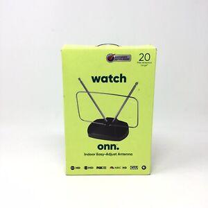 Onn Indoor Easy-Adjust HDTV Antenna, 20 Mile Range