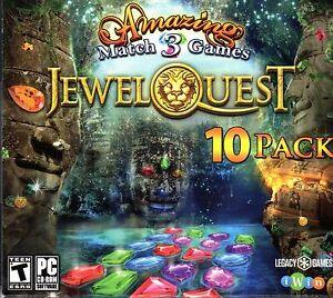 Jewel Quest 10 Pack Amazing Match 3 Games Pc Game