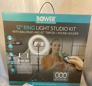 Bower WA-SL12 12inches LED Selfie Ring Studio Light W/ Phone Mount GB - Raastadeals