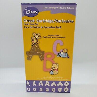 Cricut Font Cartridge Disney Pooh Font Set, Includes 3 Fonts!