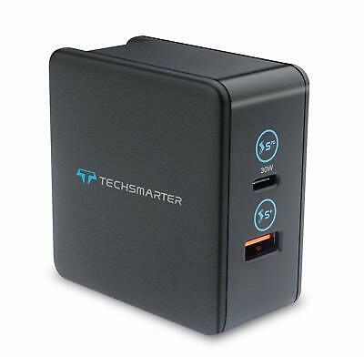 Techsmarter S-TR-134 Dual USB C PD Fast Charging Wall Charger 48W