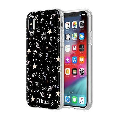 Kurl WM-IPH-1818-MTS iPhone X/XS Printed Fashion Case - Metallic Stars Design