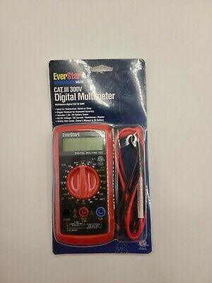 EverStart 10711WDI Cat III 300V Digital Multimeter