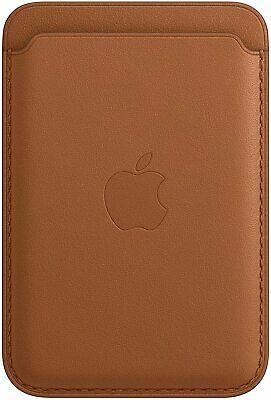 Apple iPhone Leather Wallet MagSafe MHLT3ZM/A Saddle Brown