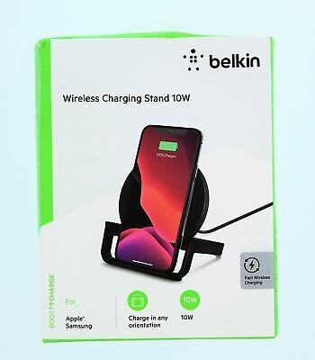 Belkin F5Z092-BLK 10W Wireless Charging Stand for Apple & Samsung Smart Phones