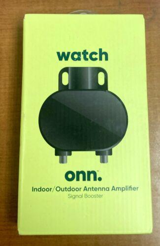 Watch Onn Indoor/Outdoor Antenna Amplifier Signal Booster