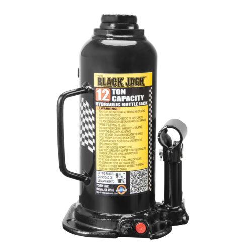 Torin Black Jack T91213W 12 Ton Hydraulic Welded Bottle Jack Black